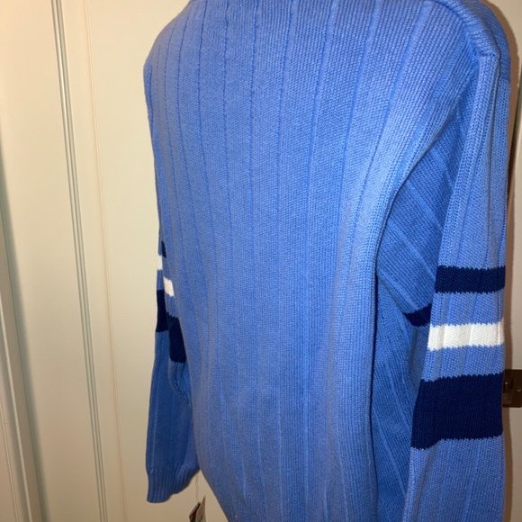 WEAR by Erin Andrews University V-Neck Sweater Medium, U. OF NORTH CAROLINA-UNC - Picture 8 of 8